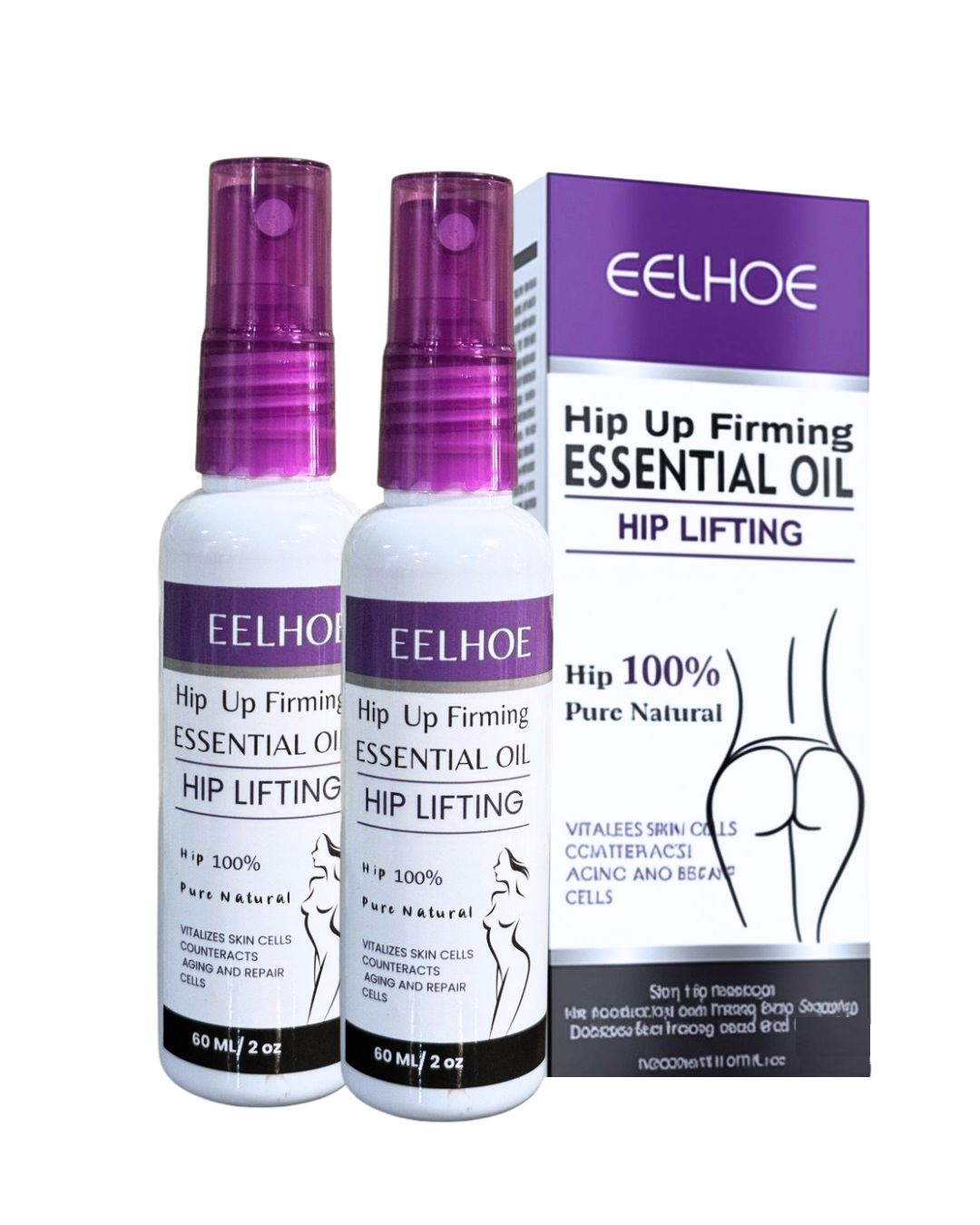 Vista 3 de (x2) EELHOE Hip Up Firming Essential Oil